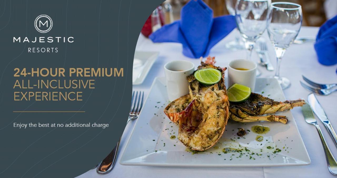 Majestic Elegance Punta Cana (Adults Only) Dış mekan fotoğraf A lobster prepared at the restaurant