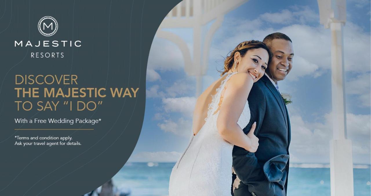 Majestic Elegance Punta Cana (Adults Only) Dış mekan fotoğraf Wedding at Majestic Resorts